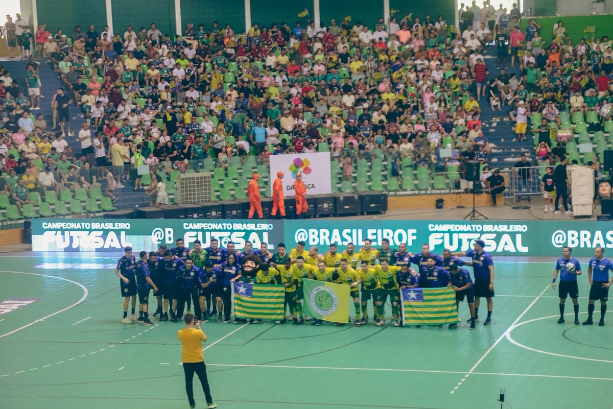 Atlético Piauiense empata jogo de ida da final do Brasileiro de Futsal na Arena