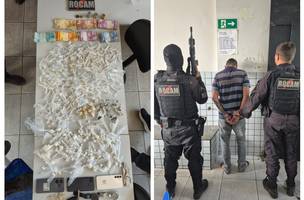 Polícia apreende mais de 450 porções de drogas e prende suspeitos em Teresina (Foto: Divulgação)