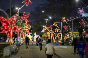 Prefeitura entrega decoração de Natal com árvore gigante em Teresina (Foto: Divulgação)