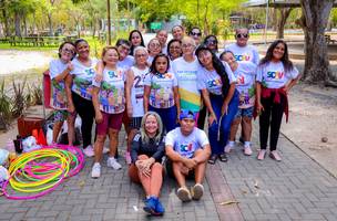 SEMDES promove atividade ao ar livre com idosos no Zoobotânico em Teresina (Foto: Divulgação)