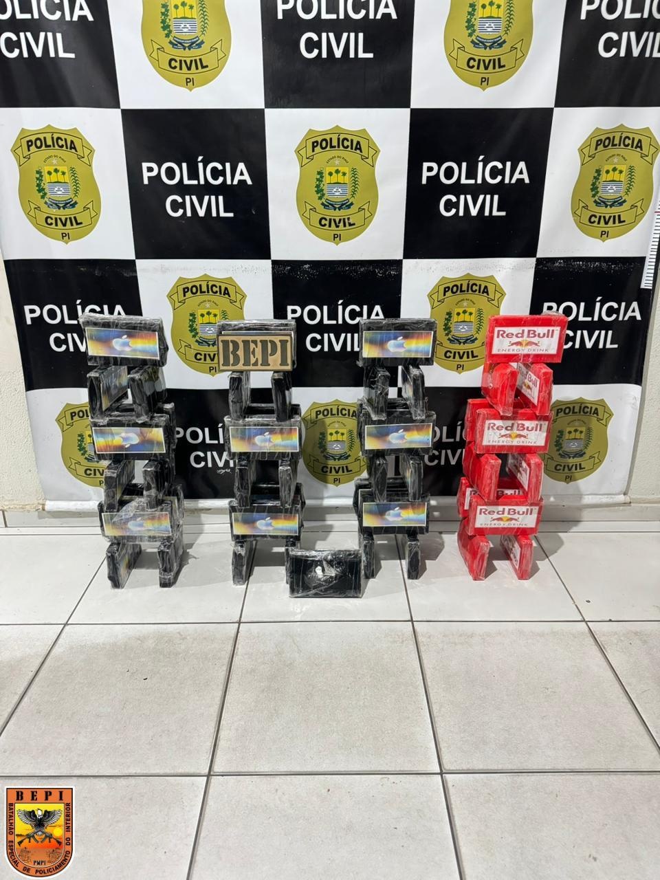 BEPI preende 47 kg de cocaína avaliados em mais de R$ 2 milhões em Oeiras