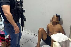 Faccionado é preso com drogas pelo Denarc na zona Sul de Teresina (Foto: Divulgação)