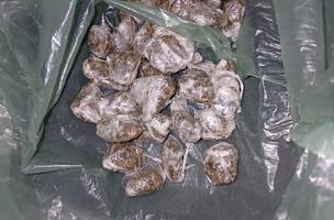 Homem é detido em Timon com 39 trouxas de maconha e dinheiro em espécie (Foto: Divulgação)