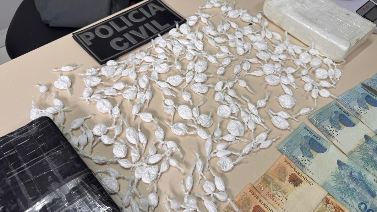 Operação prende mulher com drogas de namorado que fugiu da polícia no Piauí