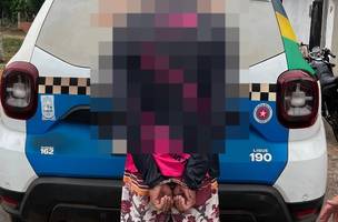 PMPI apreende arma de fogo e drogas com menor durante ação em José de Freitas (Foto: Divulgação)