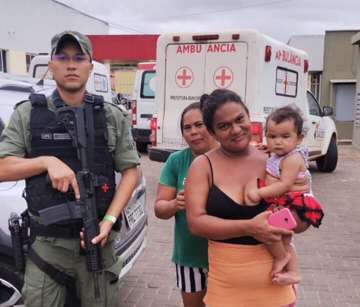Policial militar salva criança engasgada em União; sexto caso no ano