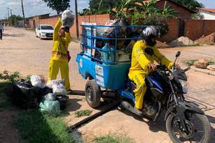 Teresina testa “Motolixo”: nova motocarga que chega onde o caminhão não entra