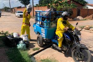 Teresina testa “Motolixo”: nova motocarga que chega onde o caminhão não entra (Foto: Divulgação)