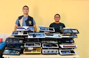 Imepi apreende balanças de pesagem em Campo Maior (Foto: Divulgação)