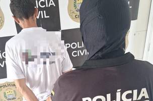 Suspeito de vários furtos a comércios é preso pela polícia Civil em Teresina (Foto: Divulgação)