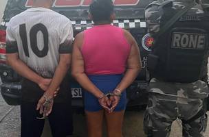 Casal é preso por tráfico de drogas em casebre na zona Leste de Teresina (Foto: Divulgação)