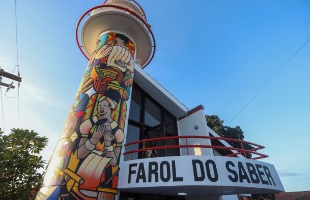 Em Timon, Farol do Saber é revitalizado e ganha nova vida com arte urbana