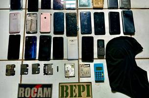 Homem é preso com 30 celulares roubados na zona Sul de Teresina (Foto: Divulgação)
