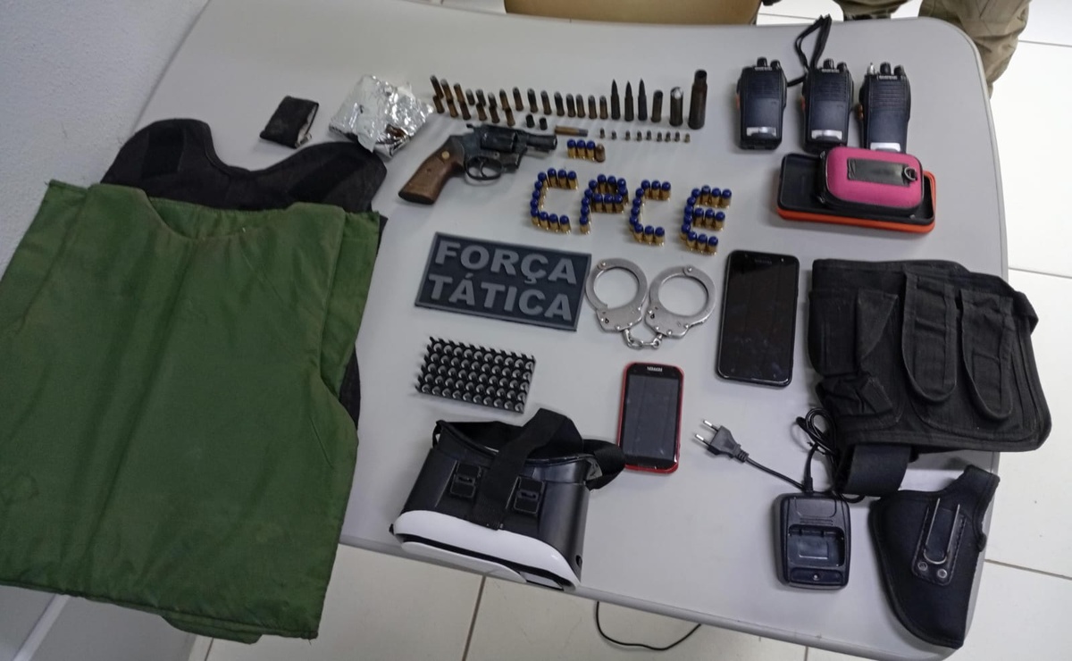Homem é preso com arma de fogo e diversos equipamentos de uso restrito no Piauí