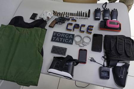 Homem é preso com arma de fogo e diversos equipamentos de uso restrito no Piauí