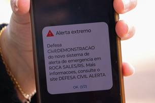 Alerta teste de emergência da Defesa Civil alcançará mais de 1 milhão de pessoas