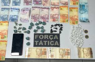 Homem é preso por tráfico de drogas e companheira por desacato no Piauí (Foto: Divulgação)