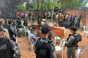 Polícia Militar desarticula rinha de galos e conduz 43 pessoas em Teresina (Foto: Divulgação)