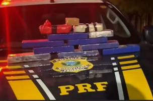 PRF prende foragido da Justiça e apreende 10 kg de drogas no Piauí (Foto: Divulgação)