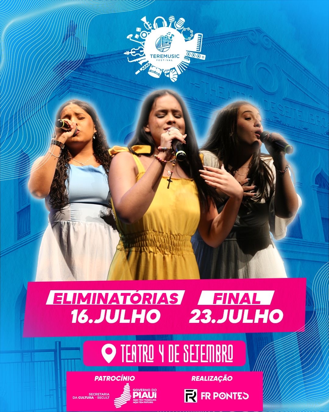 Com entrada gratuita, Theatro 4 de Setembro é palco do Festival Teremusic 2025