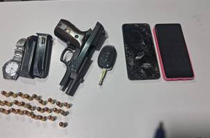 Homem é preso com arma de fogo perto de baile reggae na zona Norte (Foto: Divulgação)