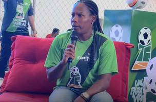 Lenda do futebol, Formiga participa de abertura oficial da Taça das Favelas (Foto: Divulgação)
