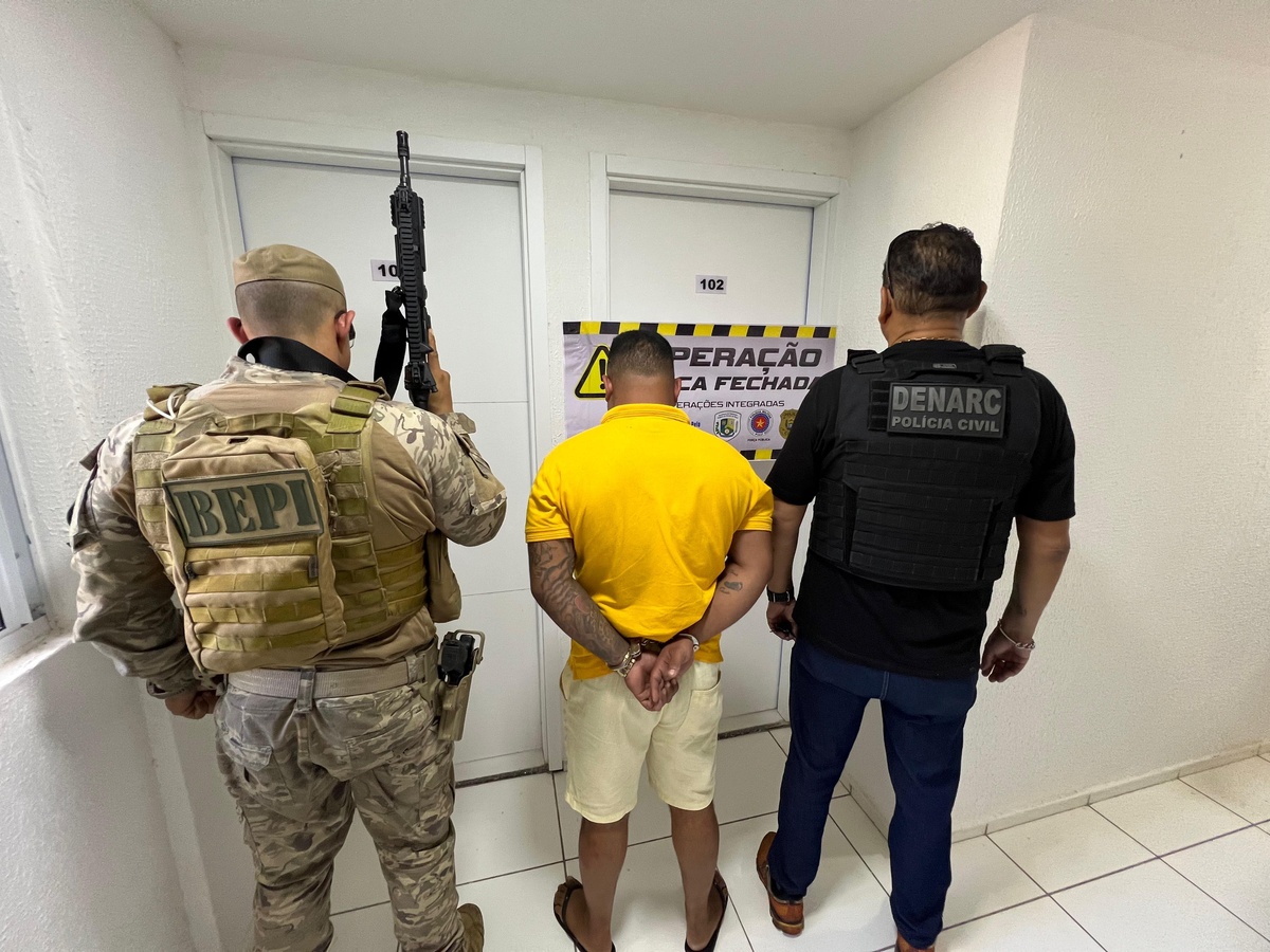 Operação da Polícia Civil e Militar fecha boca de fumo em Teresina