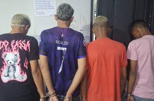 PM intercepta grupo acusado de roubo a motorista de aplicativo em Teresina (Foto: Divulgação)
