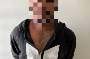PM prende suspeito de tentar matar mulher a pedradas no Piauí (Foto: Divulgação)