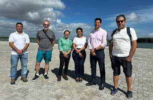 Pesquisadores da Universidade Federal do Maranhão visitam o Porto Piauí (Foto: Divulgação)