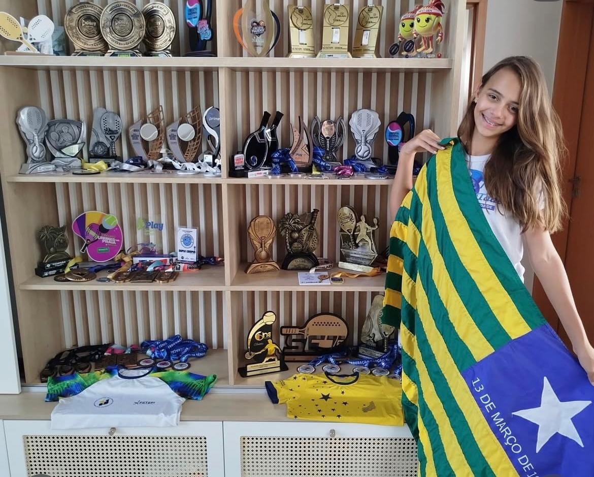 Piauiense Mallu Belary é convocada para a Seleção Brasileira de Beach Tennis