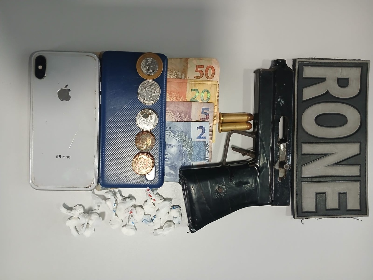 PM prende homem e apreende adolescente com drogas e arma de fogo em Teresina