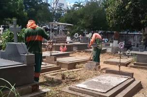 SDU Leste realiza limpeza dos cemitérios para o Dia dos Pais (Foto: Divulgação)