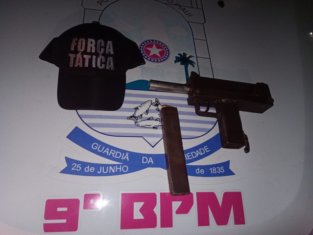 Adolescente é apreendido com submetralhadora artesanal em Teresina