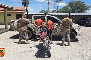 BEPI prende dois homens e apreende arma e veículos roubados em Fronteiras (Foto: Divulgação)