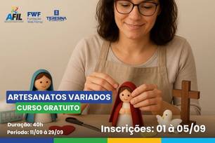 Fundação Wall Ferraz abre inscrições para curso de Artesanatos Variados