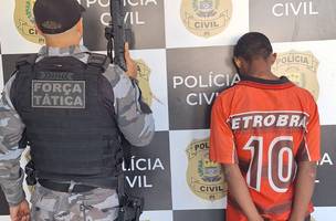Homem é preso após pedir carona e assaltar condutor no interior do Piauí (Foto: Divulgação)