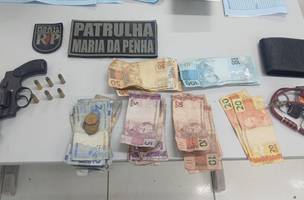 Homem é preso embriagado pilotando moto e com arma de fogo em Timon (Foto: Divulgação)