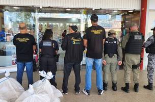 Imepi e Refeita Federal apreendem mercadorias irregulares em Parnaíba (Foto: Divulgação)