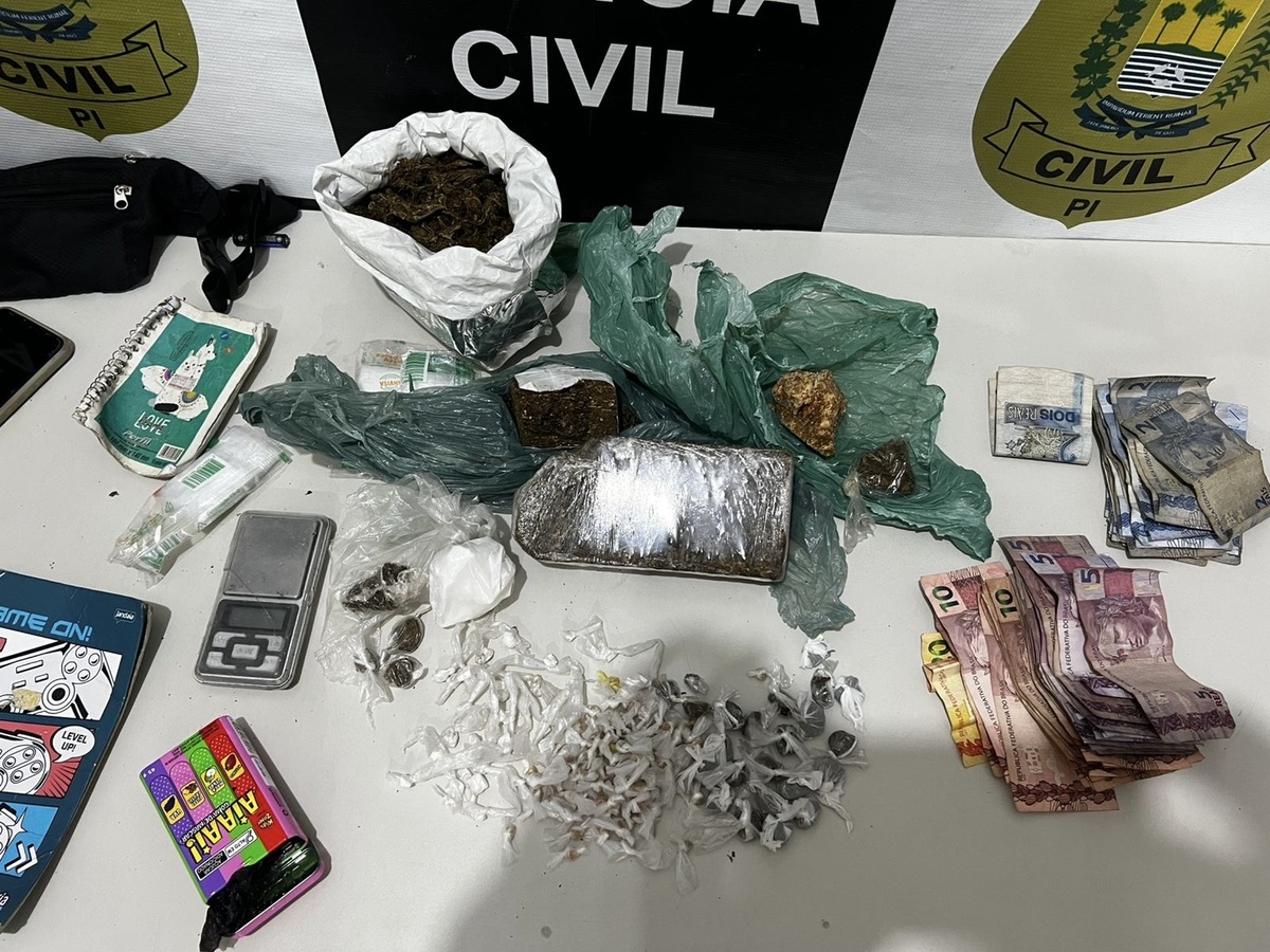Polícia Civil prende homem com drogas e dinheiro em Buriti dos Lopes