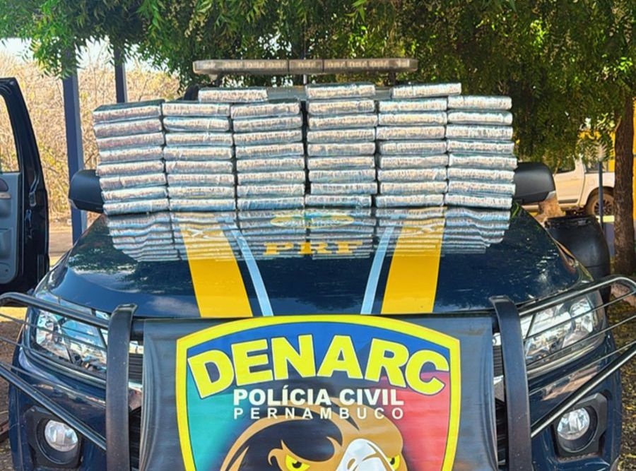 PRF apreende 51 kg de cocaína no Piauí que saiu do Pará para o Pernambuco