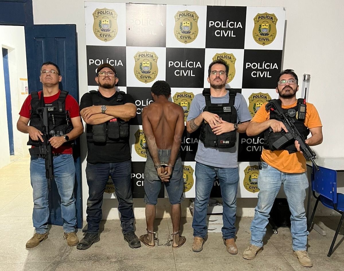 Suspeito preso