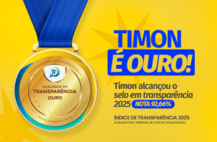 Timon conquista índice ouro em avaliação de transparência do TCE/MA (Foto: Divulgação)
