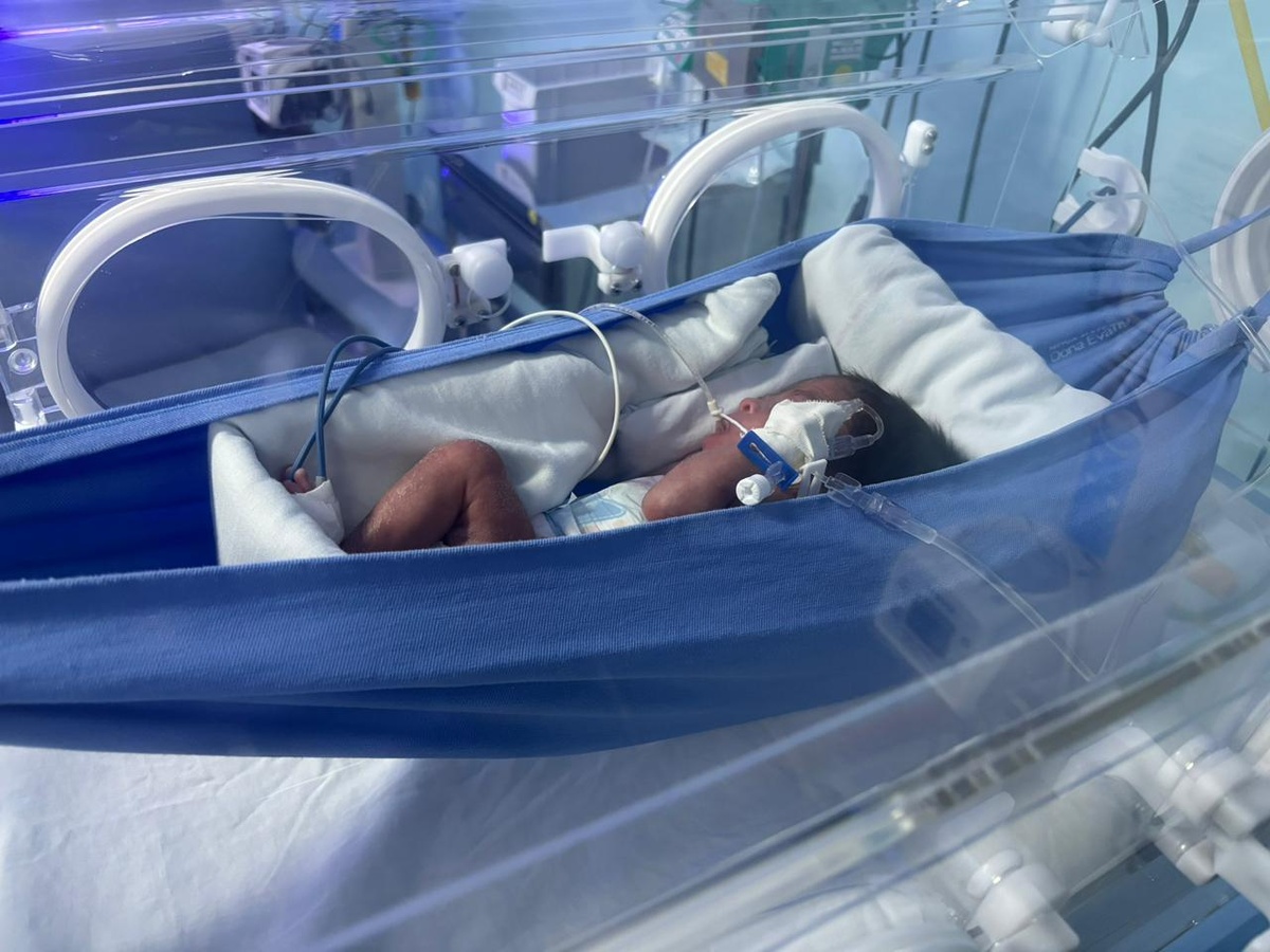 Nova Maternidade usa redinhas para conforto e desenvolvimento de bebês