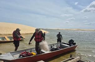 Operação Piracema apreende 10 mil metros de redes ilegais no Piauí (Foto: Divulgação)