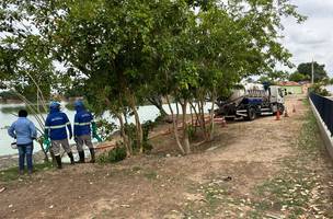 SDU Norte aciona órgãos após denúncia de descarte irregular na Lagoa do Mazerine (Foto: Divulgação)