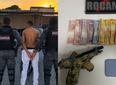 Após perseguição, homem é preso em Teresina com arma furtada em São Paulo
