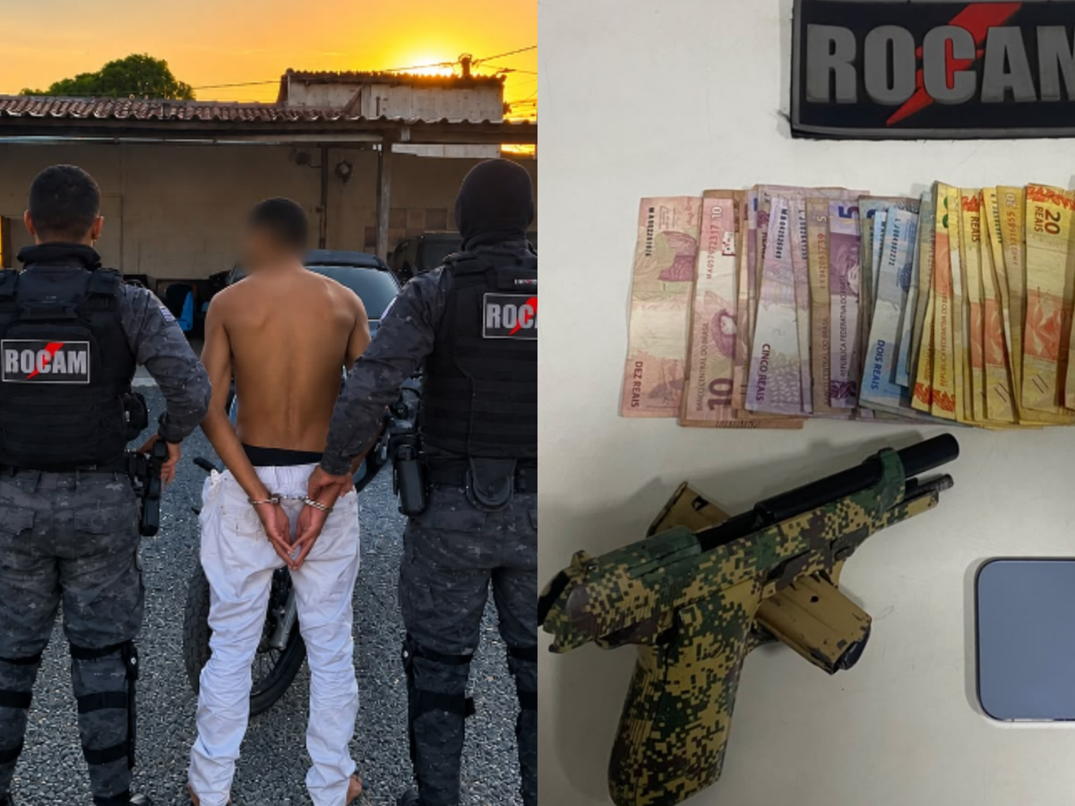 Após perseguição, homem é preso em Teresina com arma furtada em São Paulo