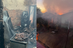 Incêndio destrói casa no interior do Piauí; família perdeu até documentos (Foto: Divulgação)