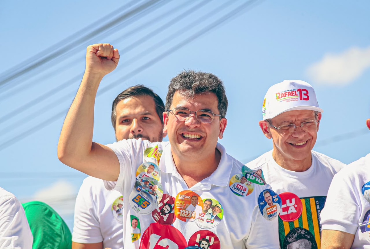 Rafael Fonteles é reeleito com 70% dos votos, maior votação da história do Piauí